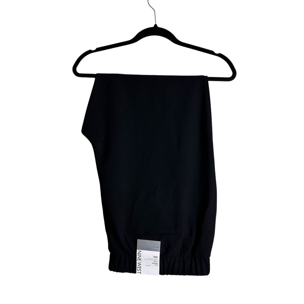 Nine West XXL Black Pants Crop Relaxed Mid Rise NWT New Women's